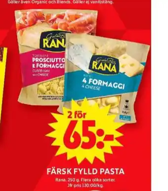 ICA Maxi Rana pasta erbjuda