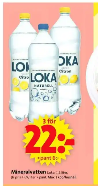 Citron citron mineralvatten