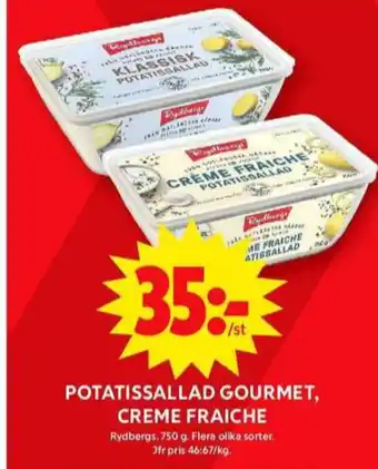 ICA Maxi Rydbergs potatissallad erbjuda