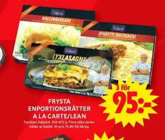 ICA Maxi Dafgårds färdigrätter erbjuda