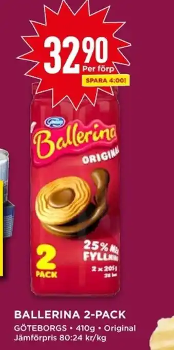 Willys BALLERINA 2-PACK erbjuda