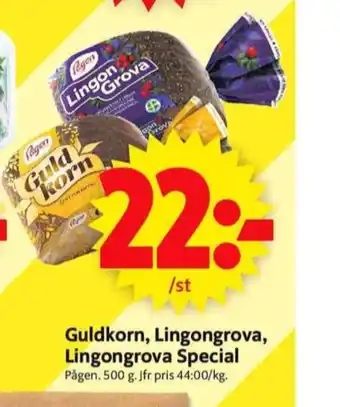 ICA Supermarket Guldkorn rågbröd erbjuda