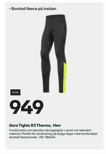 XXL Gore Tights R3 Thermo, Herr erbjuda