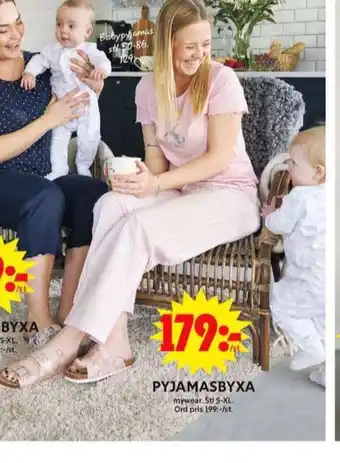 ICA Maxi Mywear pyjamasbyxor erbjuda