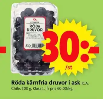 ICA Supermarket Ica vindruvor erbjuda