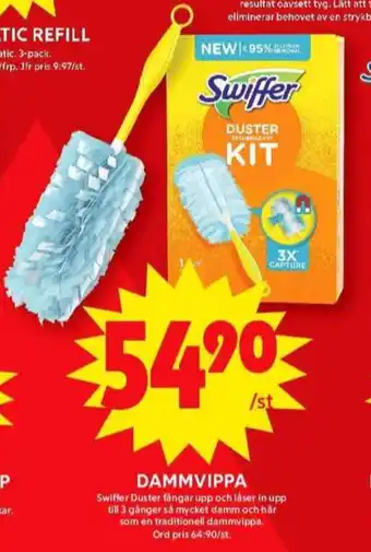 ICA Maxi Swiffer dammvippa erbjuda
