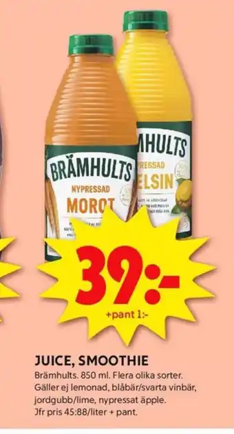 ICA Kvantum Brämhults juice erbjuda