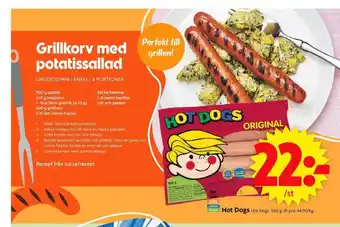 ICA Supermarket Scan hot dogs erbjuda