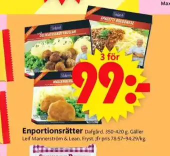 ICA Supermarket Dafgårds färdigrätter erbjuda