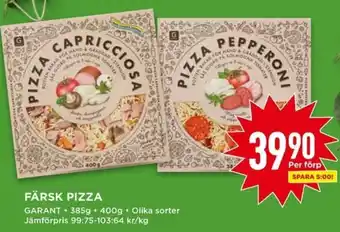 Willys FÄRSK PIZZA erbjuda
