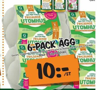 Bazaar Food market 6-pack Ägg erbjuda