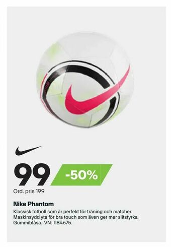 XXL Nike Phantom erbjuda