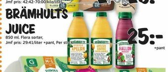 Bazaar Food market Brämhults juice erbjuda