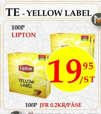 Te - yellow label