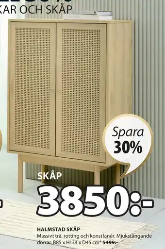 JYSK HALMSTAD SKÅP erbjuda