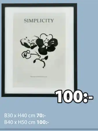 JYSK OSCAR FOTORAM erbjuda