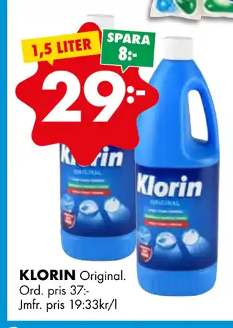 ÖoB KLORIN erbjuda
