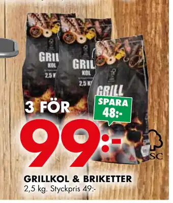 GRILLKOL & BRIKETTER