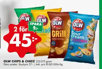 ÖoB OLW CHIPS & CHEEZ erbjuda