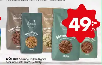 ÖoB NÖTTER erbjuda