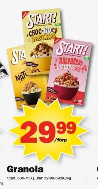 Pekås Granola erbjuda