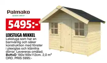 Bauhaus LEKSTUGA MIKKEL erbjuda
