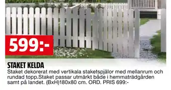 Bauhaus STAKET KELDA erbjuda
