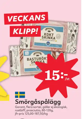 Hemköp Smörgåspålägg erbjuda