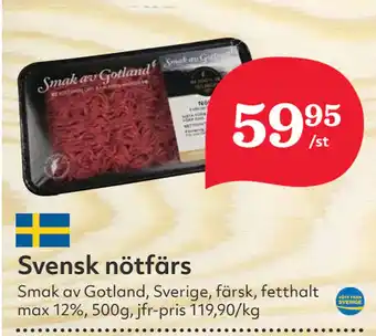 Hemköp Svensk nötfärs erbjuda