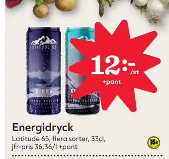 Hemköp Energidryck erbjuda