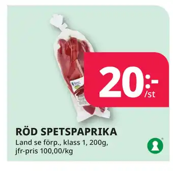 Tempo RÖD SPETSPAPRIKA erbjuda