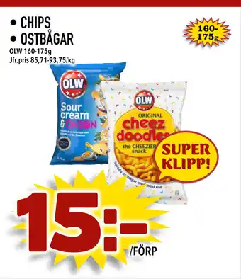 Nya Pulsen CHIPS • OSTBÅGAR erbjuda