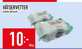 Matdax VÅTSERVETTER erbjuda