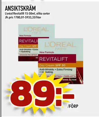ANSIKTSKRÄM