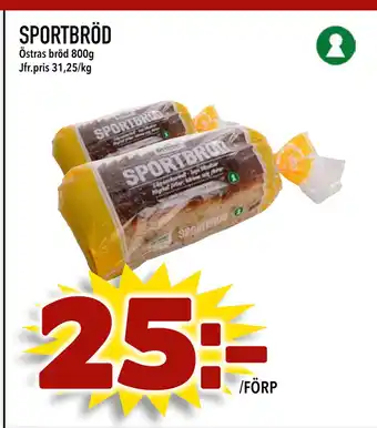 Din Mat SPORTBRÖD erbjuda