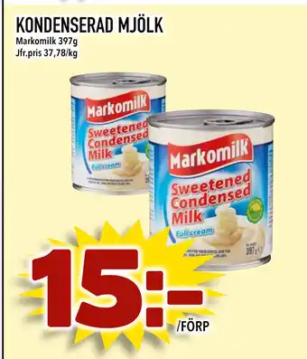 Matdax KONDENSERAD MJÖLK erbjuda