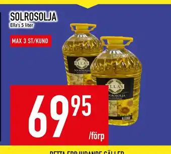 Matdax SOLROSOLJA erbjuda