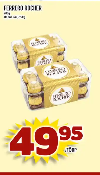 Bonum Matmarknad FERRERO ROCHER erbjuda