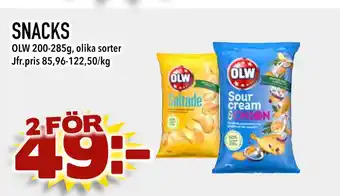 Bonum Matmarknad SNACKS erbjuda