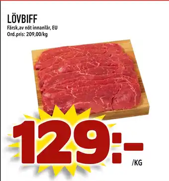 Din Mat LÖVBIFF erbjuda