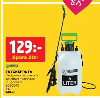 Jem&Fix TRYCKSPRUTA erbjuda