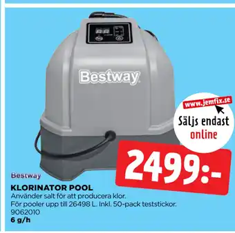Jem&Fix KLORINATOR POOL erbjuda