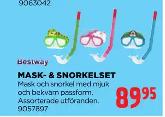 Jem&Fix MASK- & SNORKELSET erbjuda