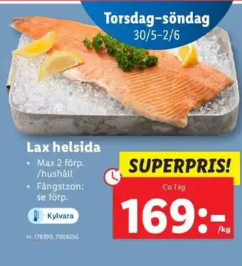 Lidl Lax helsida erbjuda