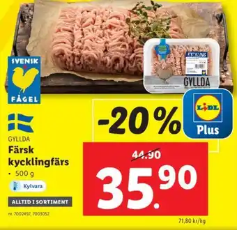 Lidl Färsk kycklingfärs erbjuda