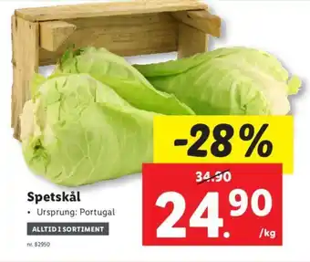 Lidl Spetskål erbjuda