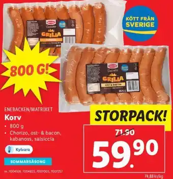 Lidl Korv erbjuda