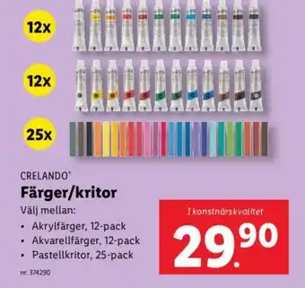 Färger/kritor