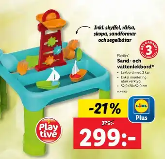 Sand- och vattenlekbord*