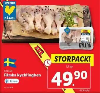 Lidl Färska kycklingben erbjuda